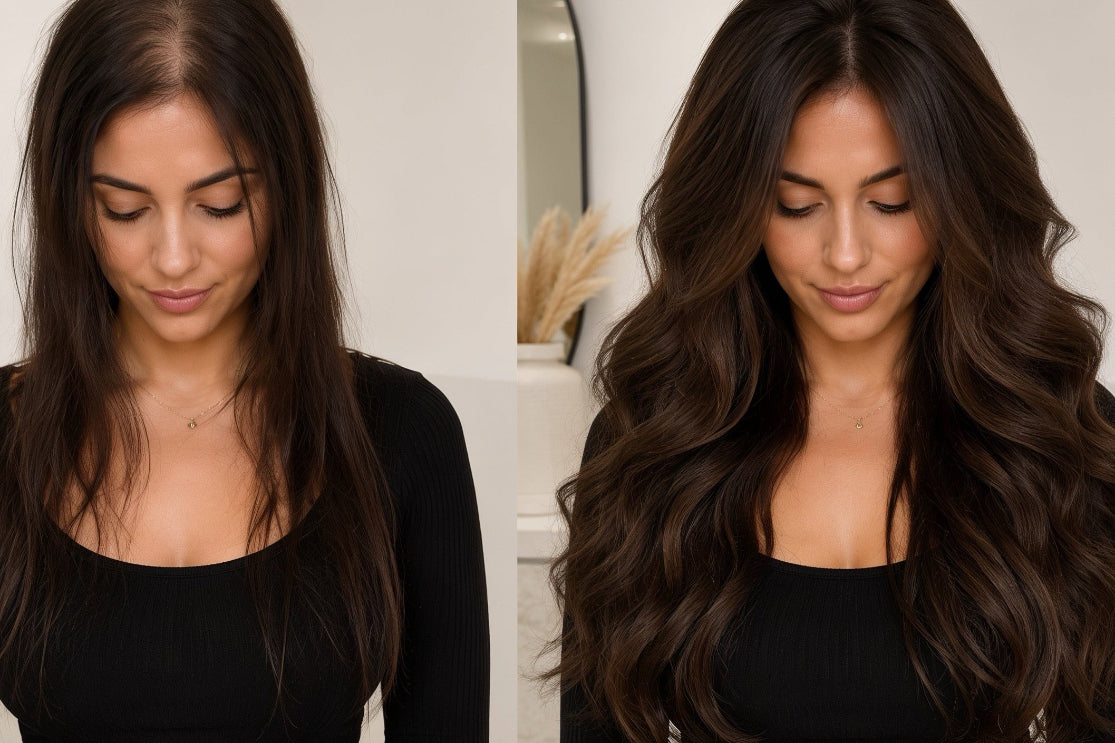 Beste hair extensions voor dun en fijn haar – seamless PU clip-ins | BaddieBundlesStore