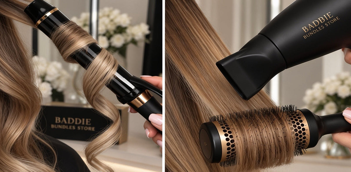 Extensions Föhnen, Stijlen en Krullen: De Complete Heat-Styling Gids