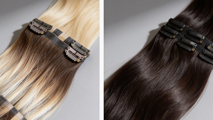 Lace clip-in vs seamless PU clip-in extensions vergeleken | BaddieBundlesStore
