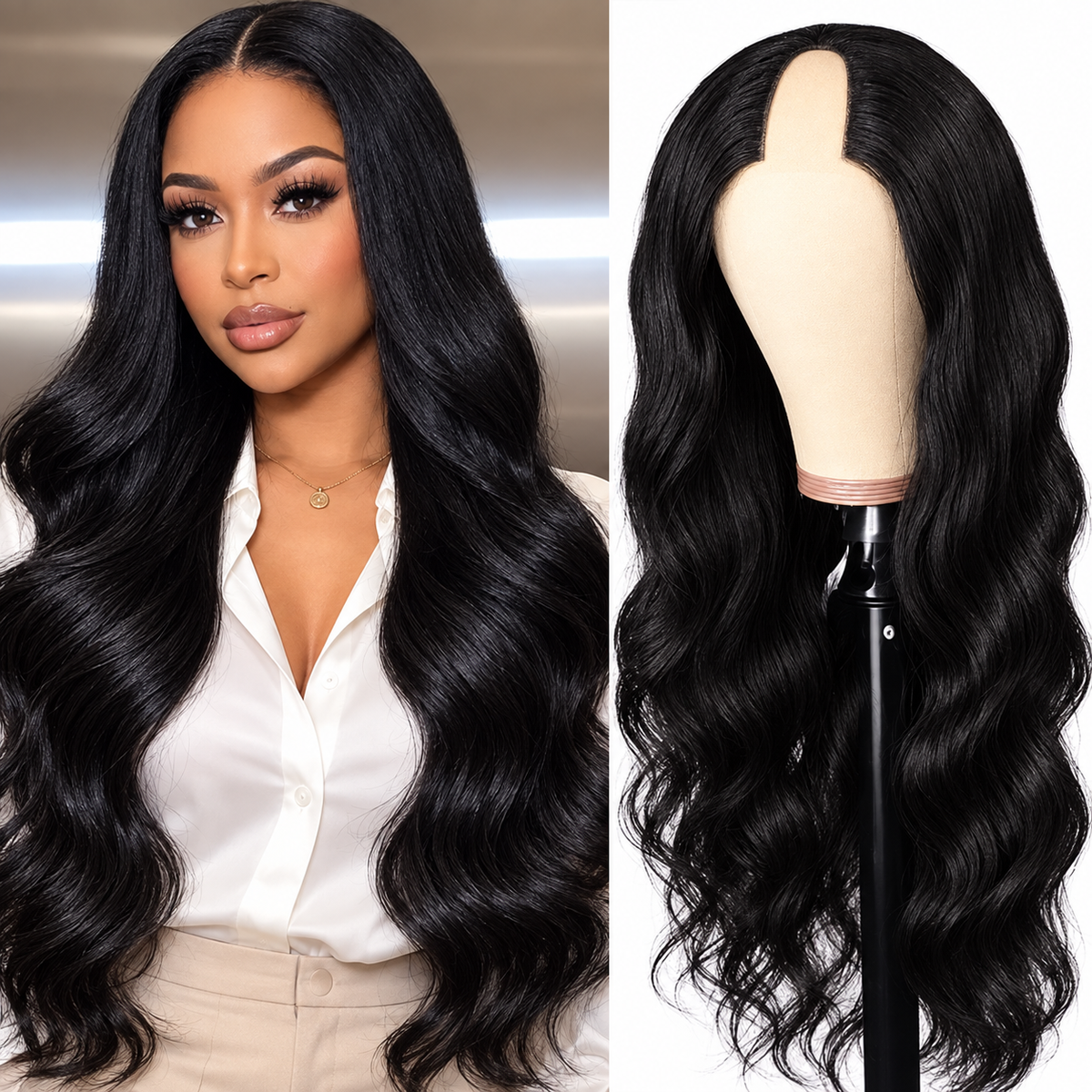 Eigen haar blenden met een V-Part of U-Part wig: zo doe je het