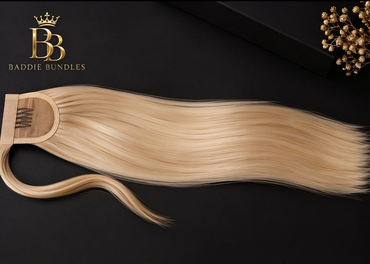 Human hair ponytail extension verzorgen – virgin hair ponytail BaddieBundlesStore