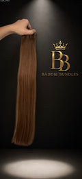 Seamless PU Clip-n Extensions 160g #8 baddie bundles store high end product Human Hair 