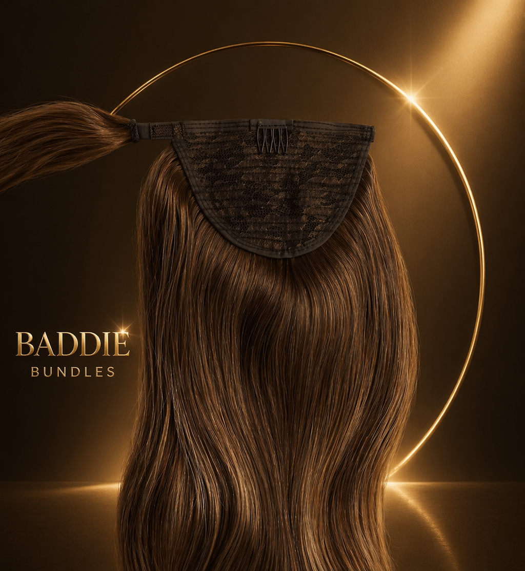 Ponytail 150g Virgin Human Hair - Dark Colors