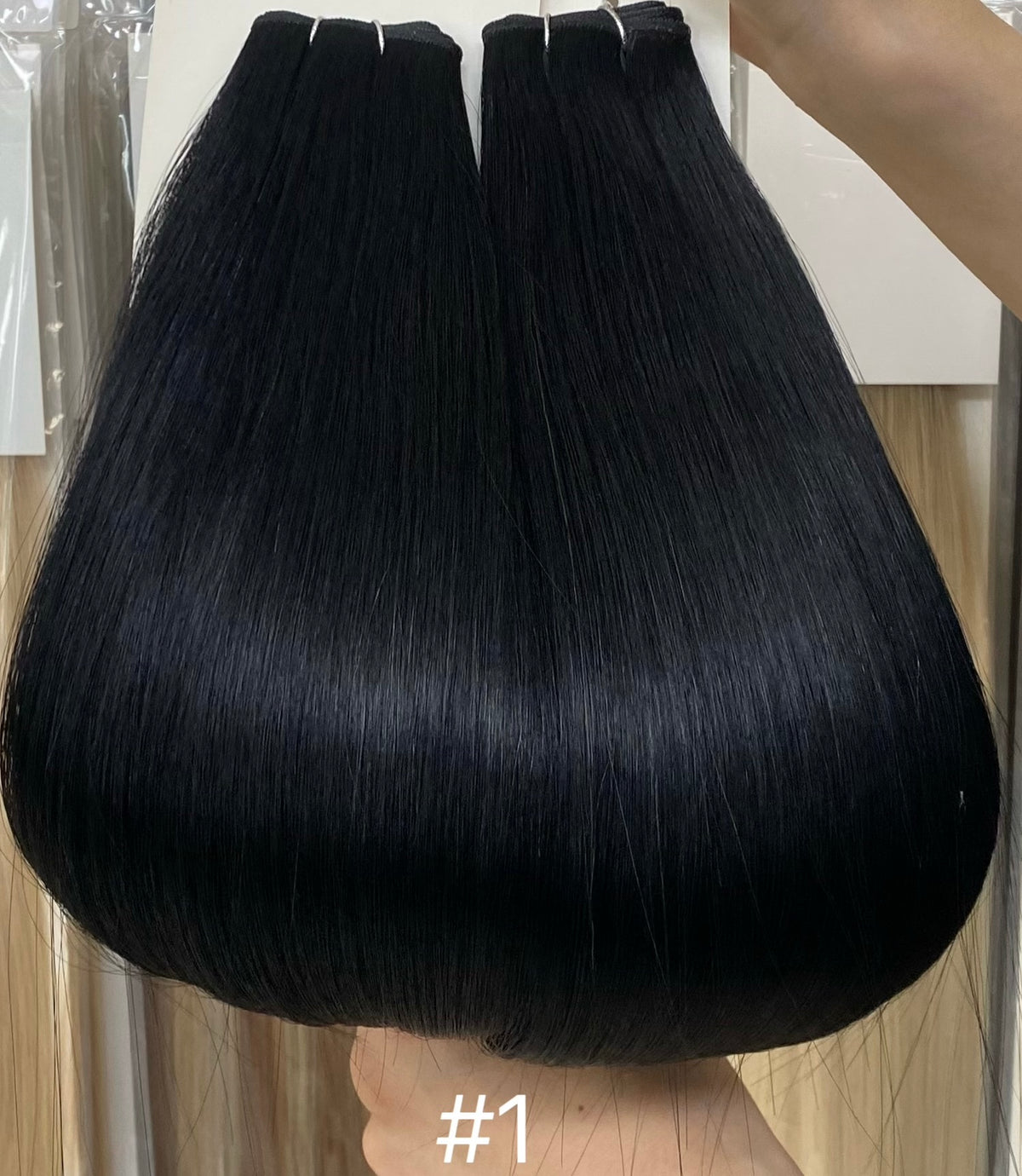 Virgin Genius Weft kleur #1 - Donker | BaddieBundlesStore