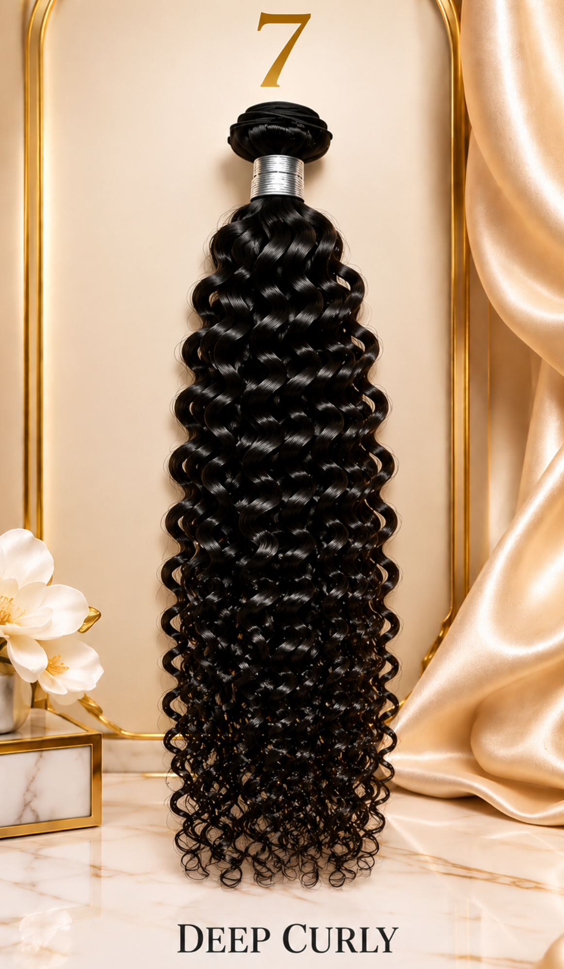 BB Curls krulsoort 7 Deep Curly, volle diepe krullen van echt haar | BaddieBundlesStore