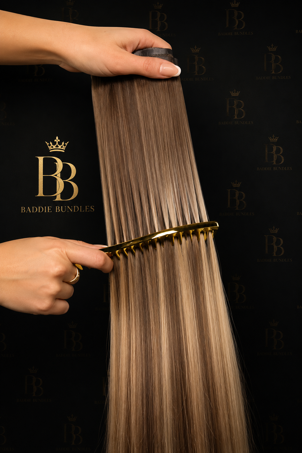 Luxury Balayage Blend Seamless Clip-In Hair Extensions | 160g Human Hair