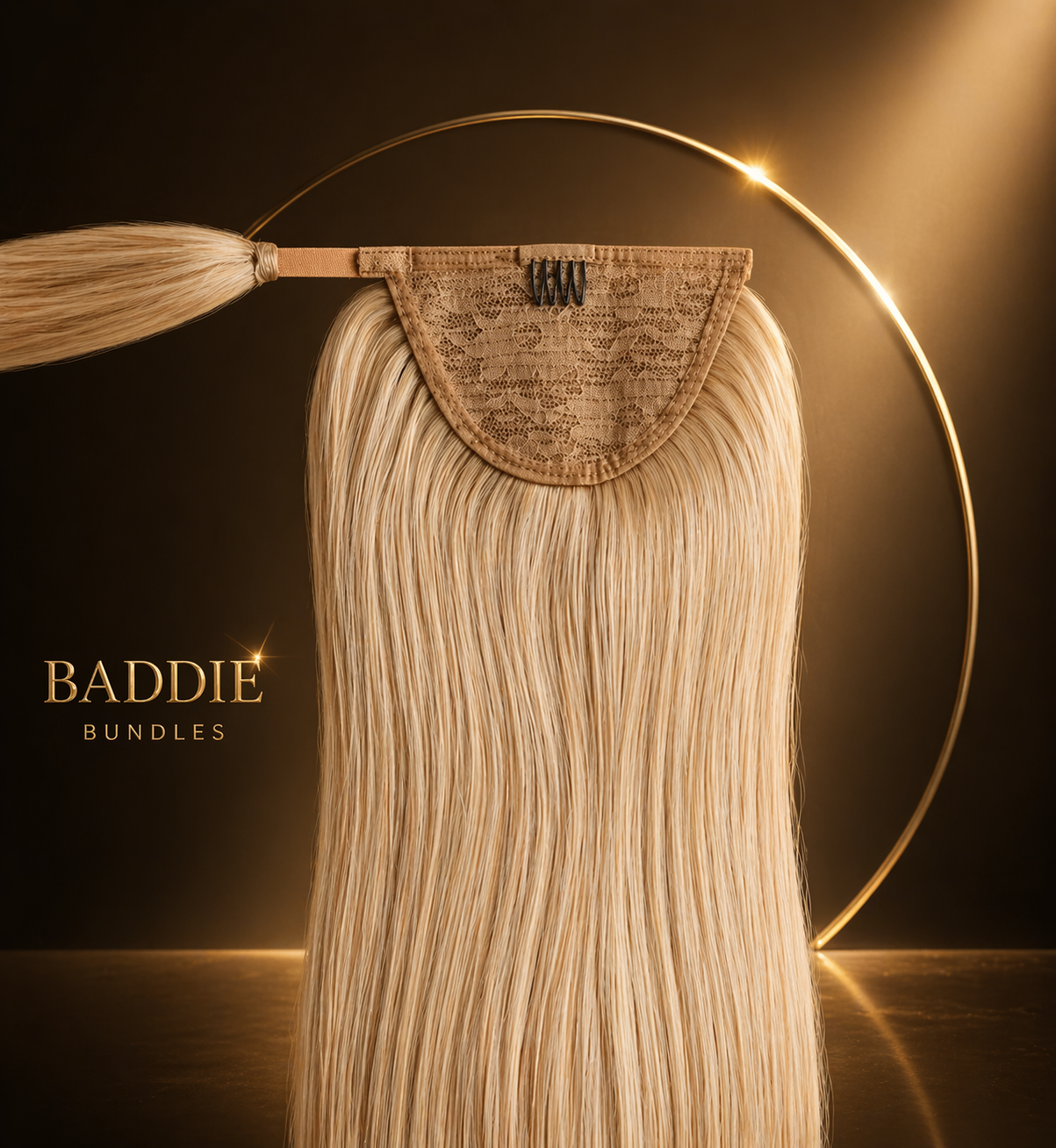 Ponytail 150g Virgin Human Hair - Light Colors
