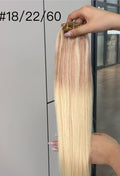 Clip-in extensions van echt haar in kleur #18/22/60 | BaddieBundlesStore