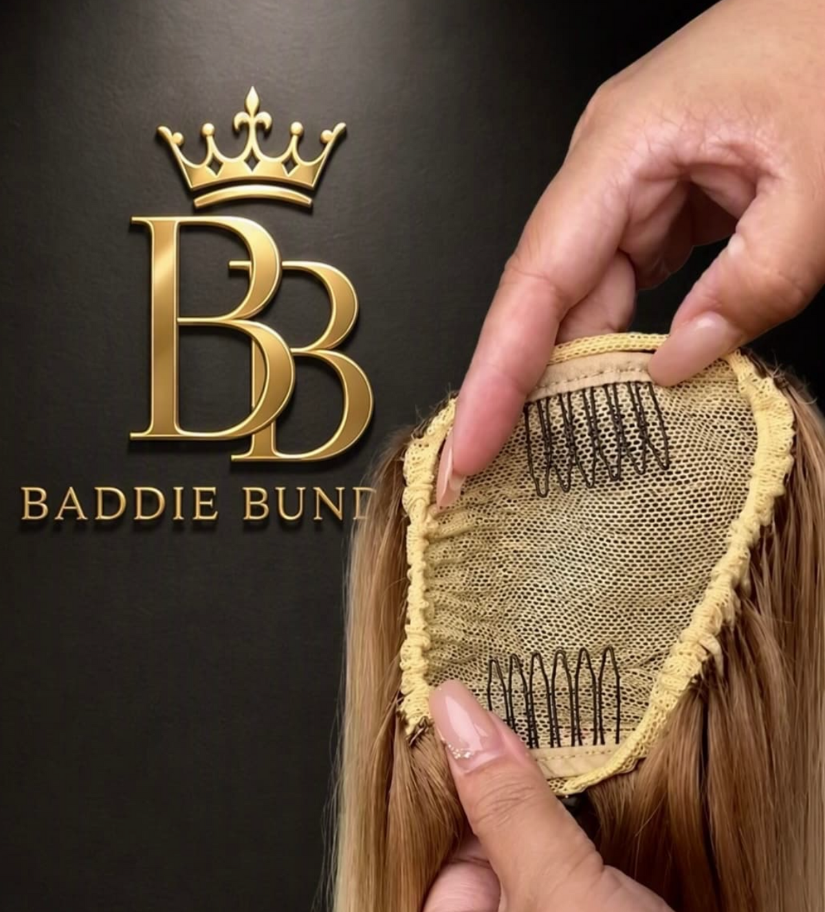 bun/drawstring ponytail virgin hair wrap-arond ponytail baddiebundlesstore