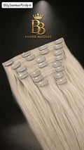onytail 160g Virgin Human Hair kleur Platina #60 - 24 inch straight, BB Express
