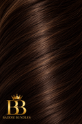 Chocolate Brown Seamless Clip-In Hair Extensions | 160g Human Hair