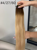 Clip-in extensions van echt haar in kleur #4/27/60 | BaddieBundlesStore