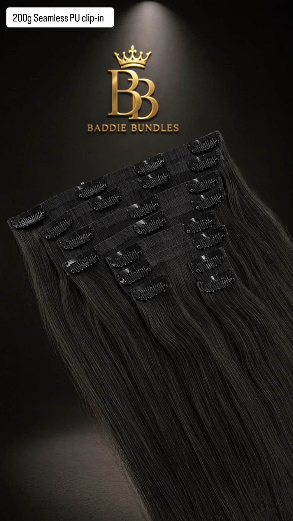 200g Seamless clip-in extentension Daek
Colors 