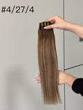 Clip-in extensions van echt haar in kleur #4/27/4 | BaddieBundlesStore