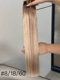 Clip-in extensions van echt haar in kleur #8/60/18 | BaddieBundlesStore