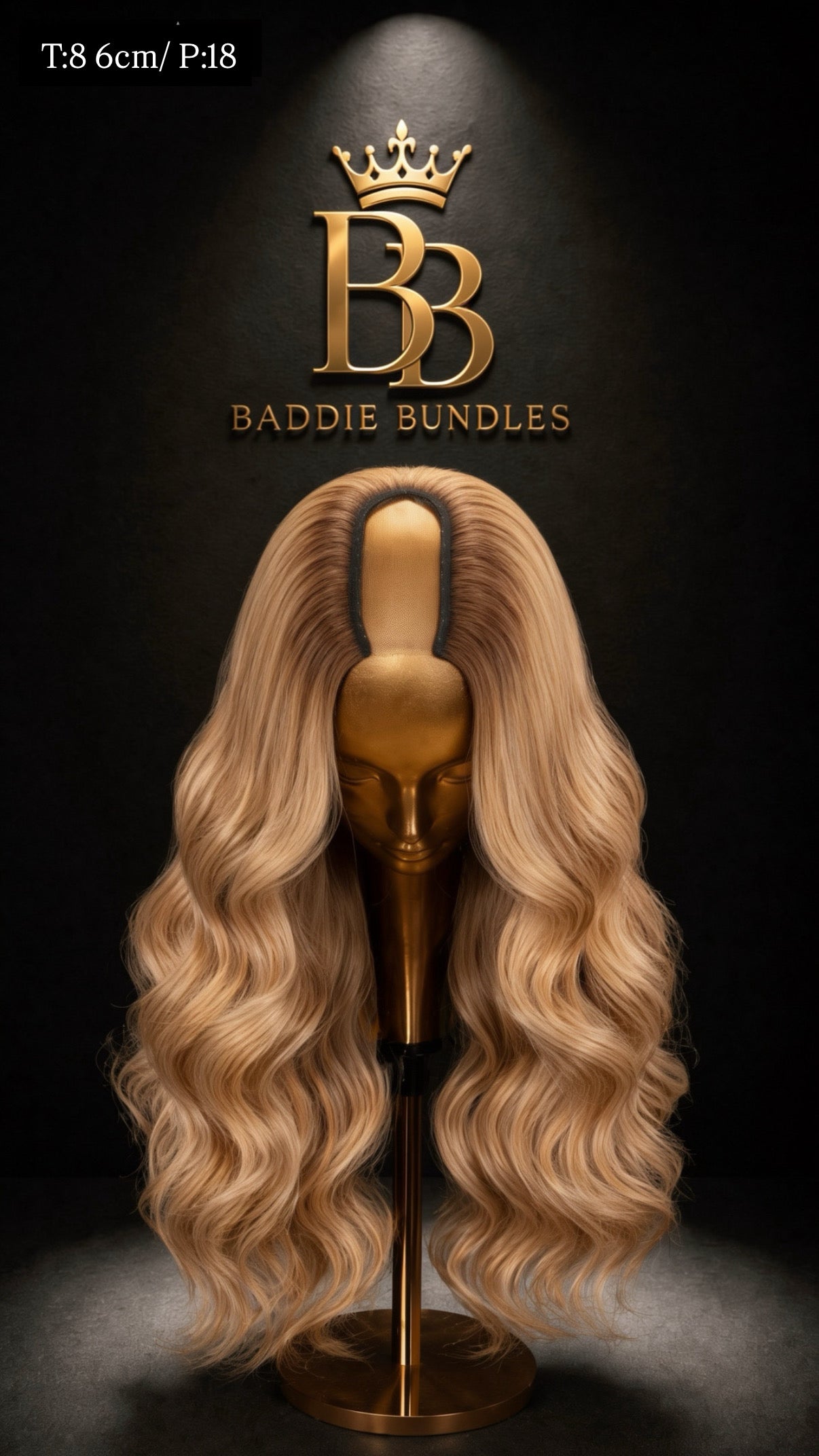 U-Part Wig 300g real human hair – 24 inch light colors, voluminous style baddiebundlesstore