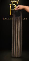 Ponytail Clip-In - human hair extensions van BaddieBundlesStore