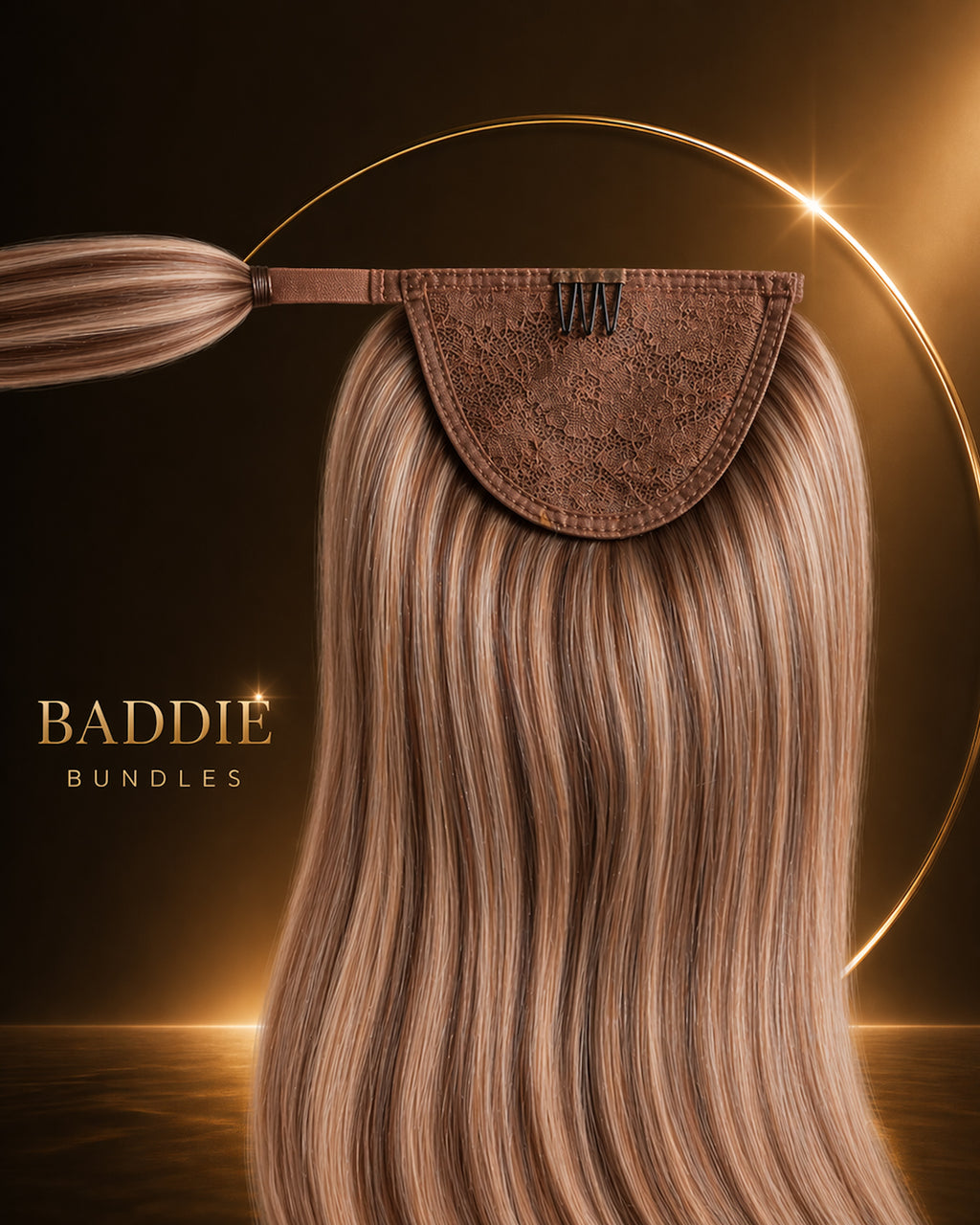 Ponytail 150g Virgin Human Hair - Balayage