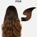 Seamless PU clip-in extensions van echt haar in balayage kleur #T2/8 | BaddieBundlesStore