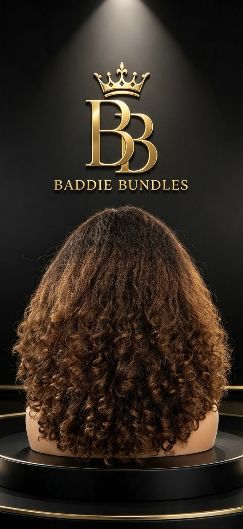 Krullen wig in BBK28 Dark Chocolate – BaddieBundlesStore