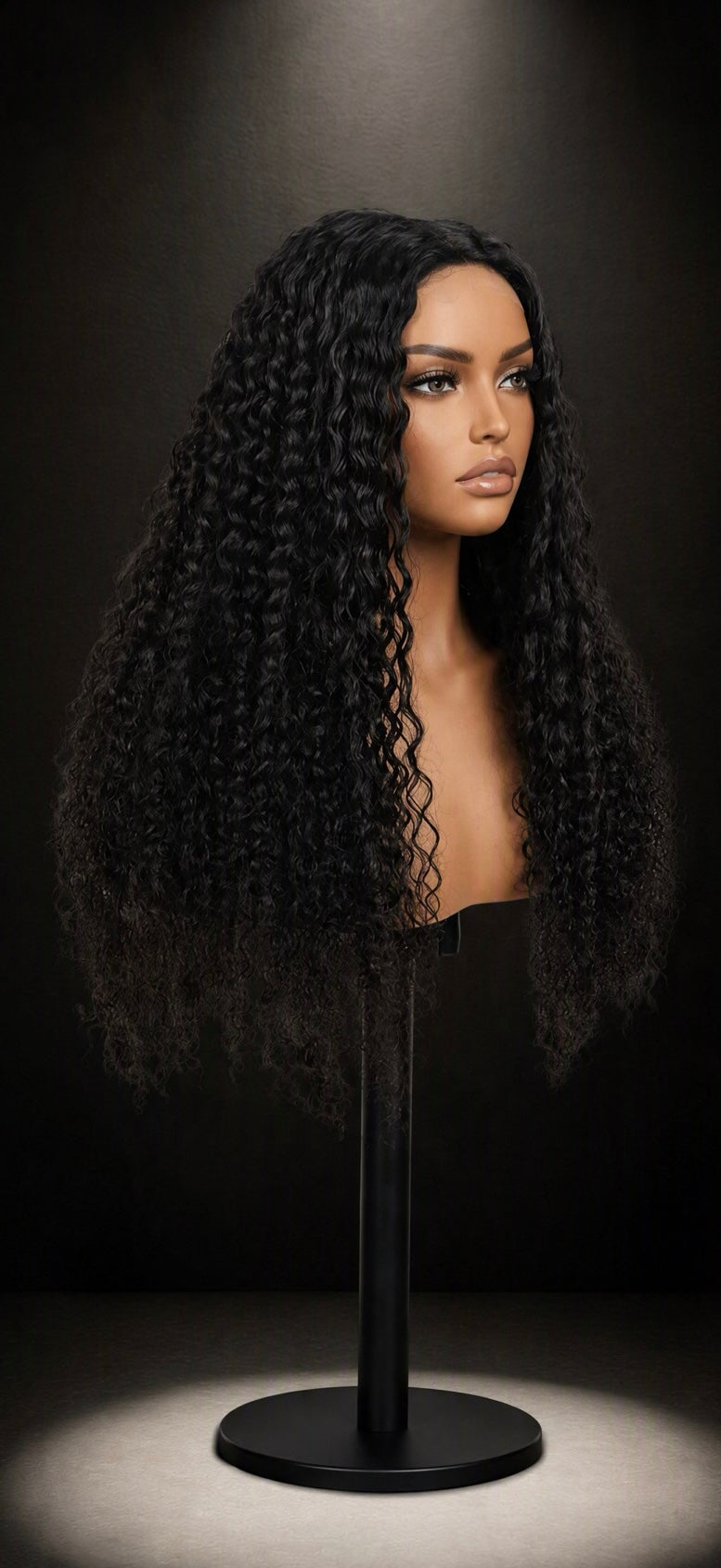 BB Curls V-Part Wig Donkere Kleuren | Krullen & Straight | 250g-300g | Virgin Human Hair | Op Maat