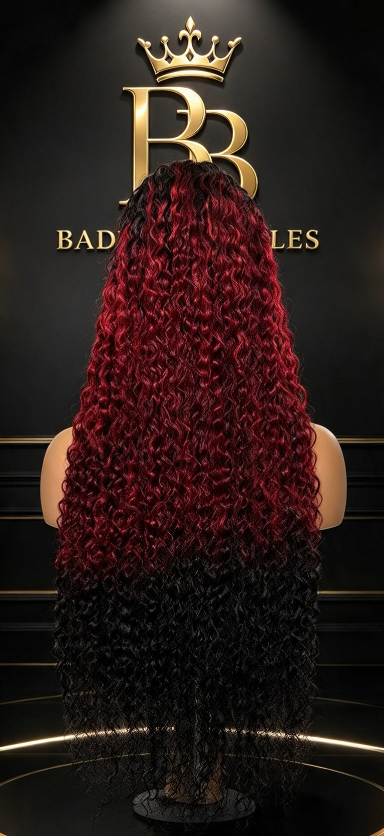 Krullen wig in BBK14 Raging Red – BaddieBundlesStore