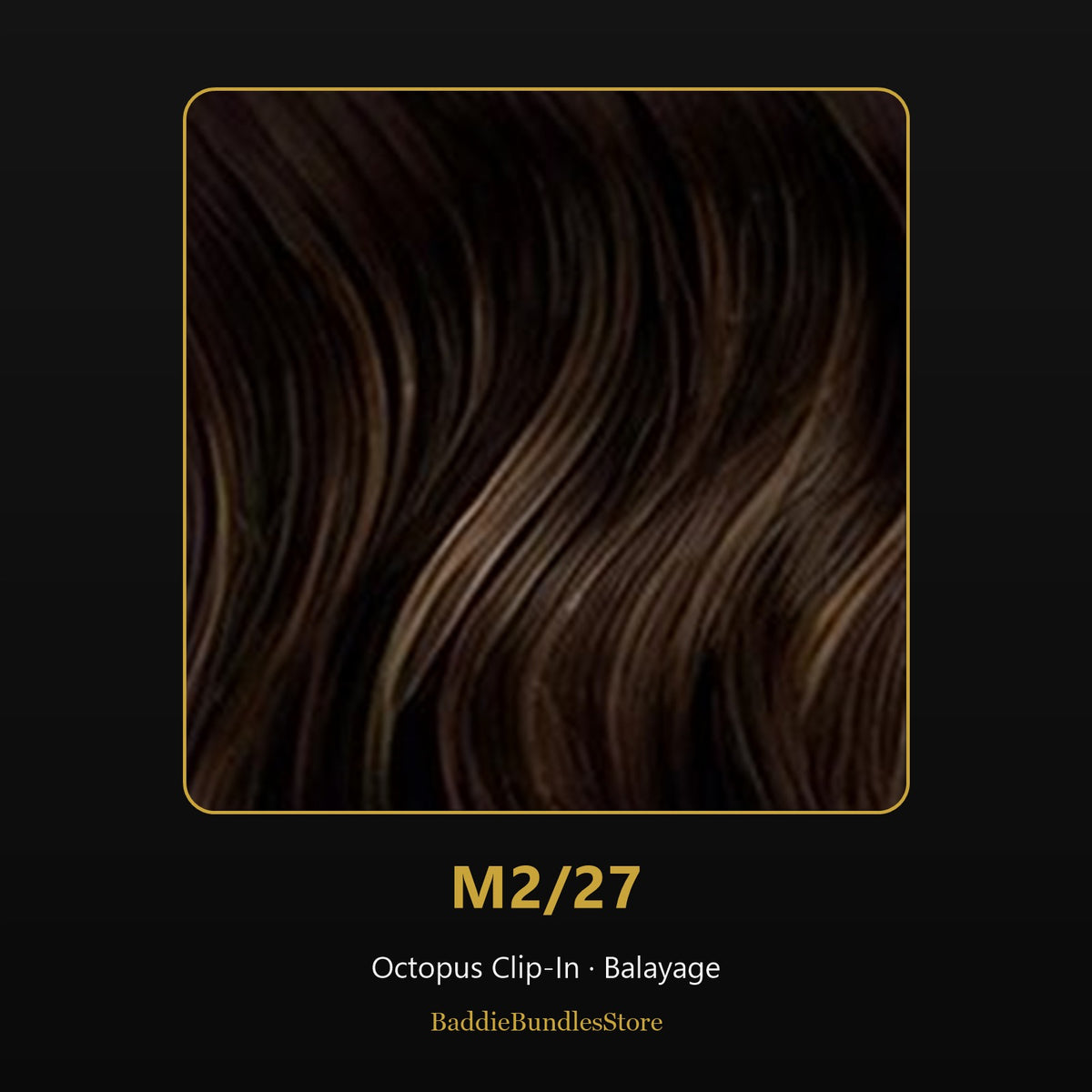 Octopus Clip-In kleur M2/27 - Balayage | BaddieBundlesStore