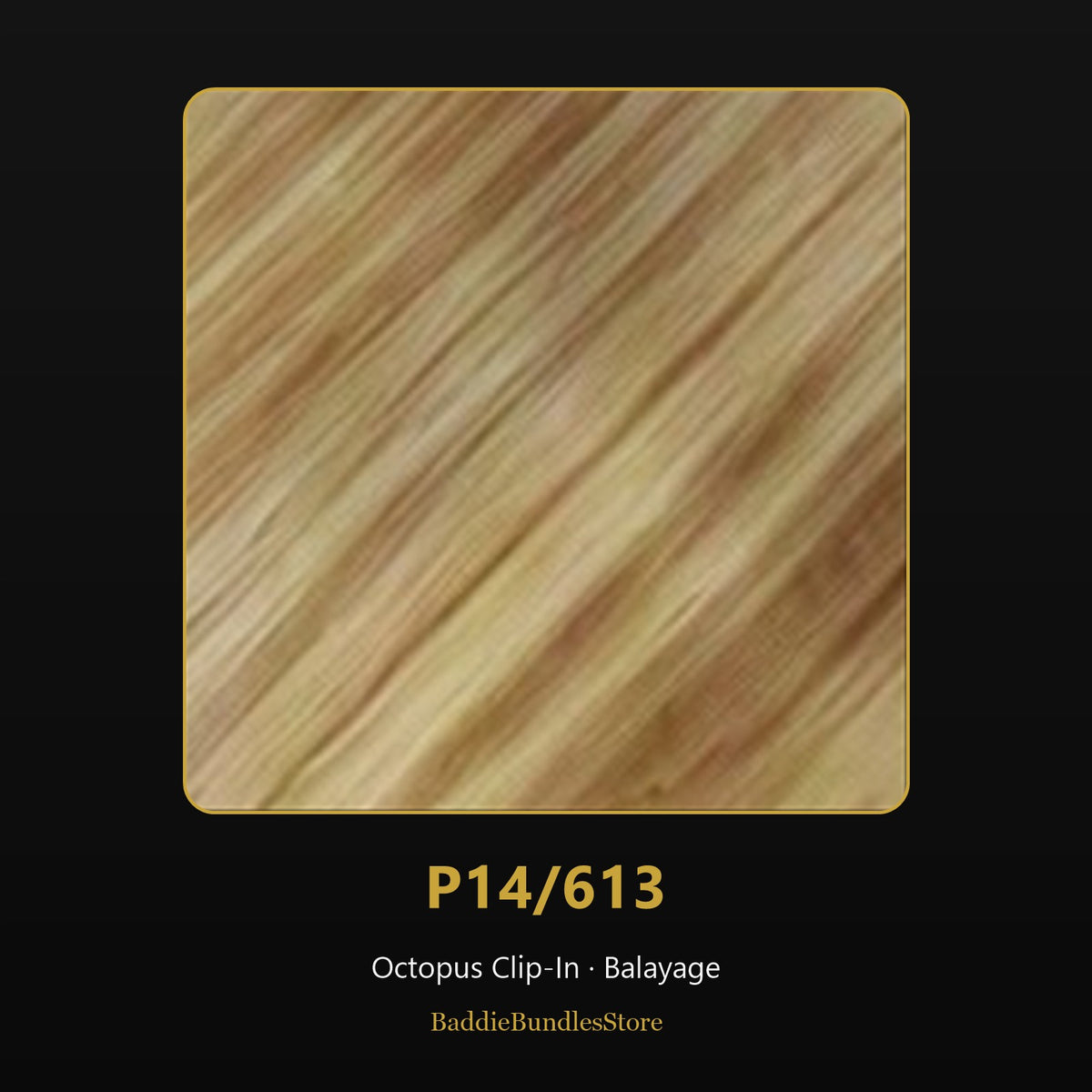 Octopus Clip-In kleur P14/613 - Balayage | BaddieBundlesStore