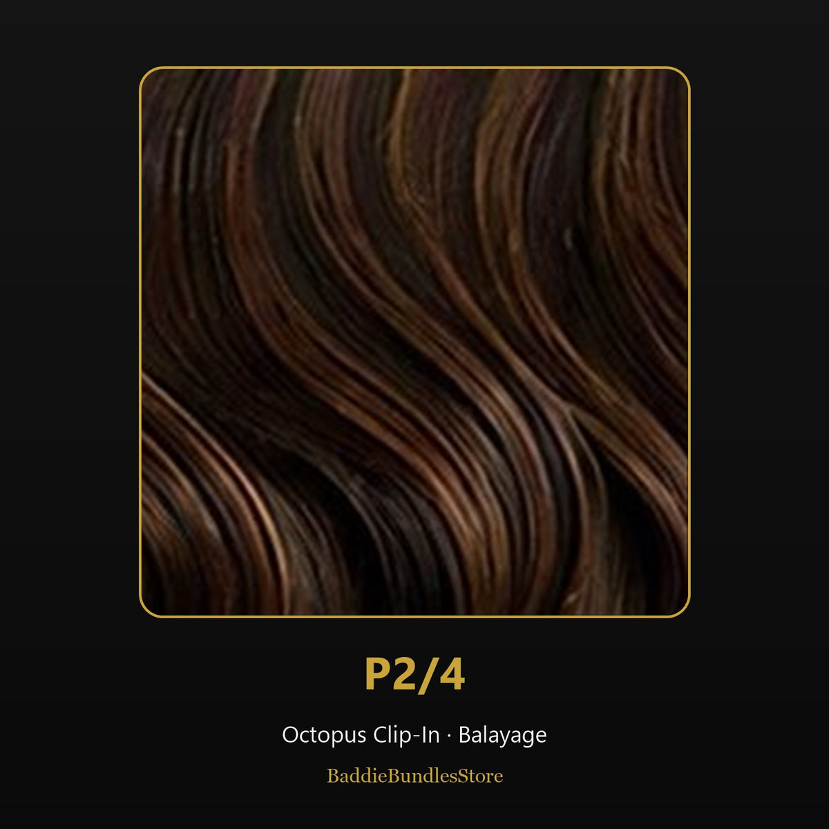 Octopus Clip-In kleur P2/4 - Balayage | BaddieBundlesStore