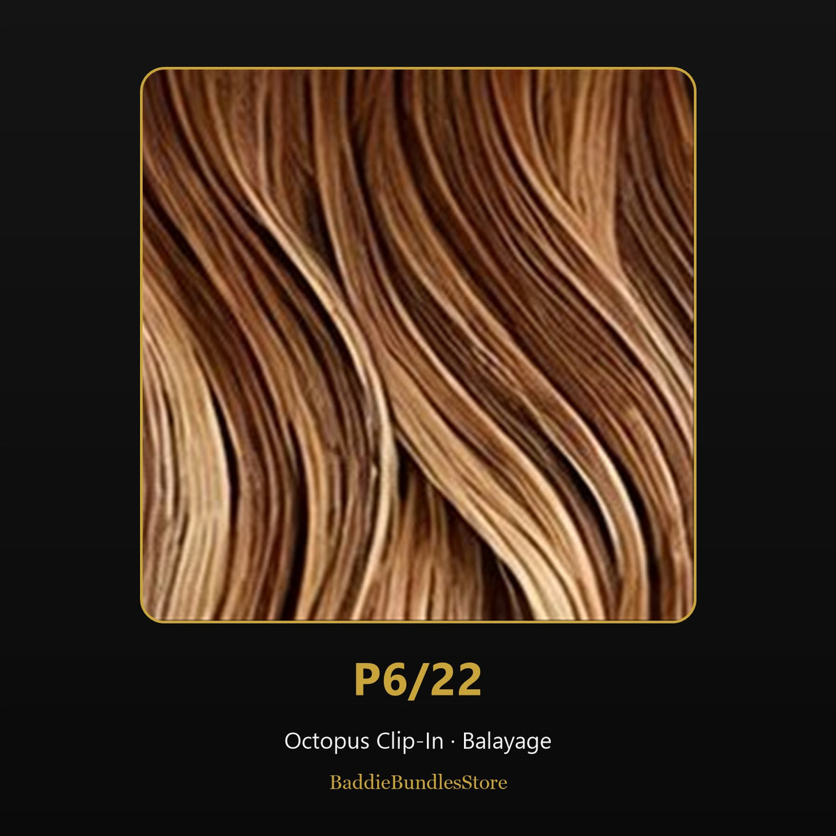 Octopus Clip-In kleur P6/22 - Balayage | BaddieBundlesStore