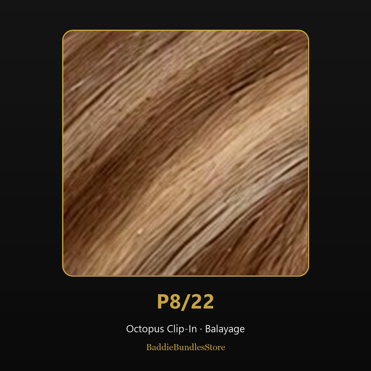 Octopus Clip-In kleur P8/22 - Balayage | BaddieBundlesStore