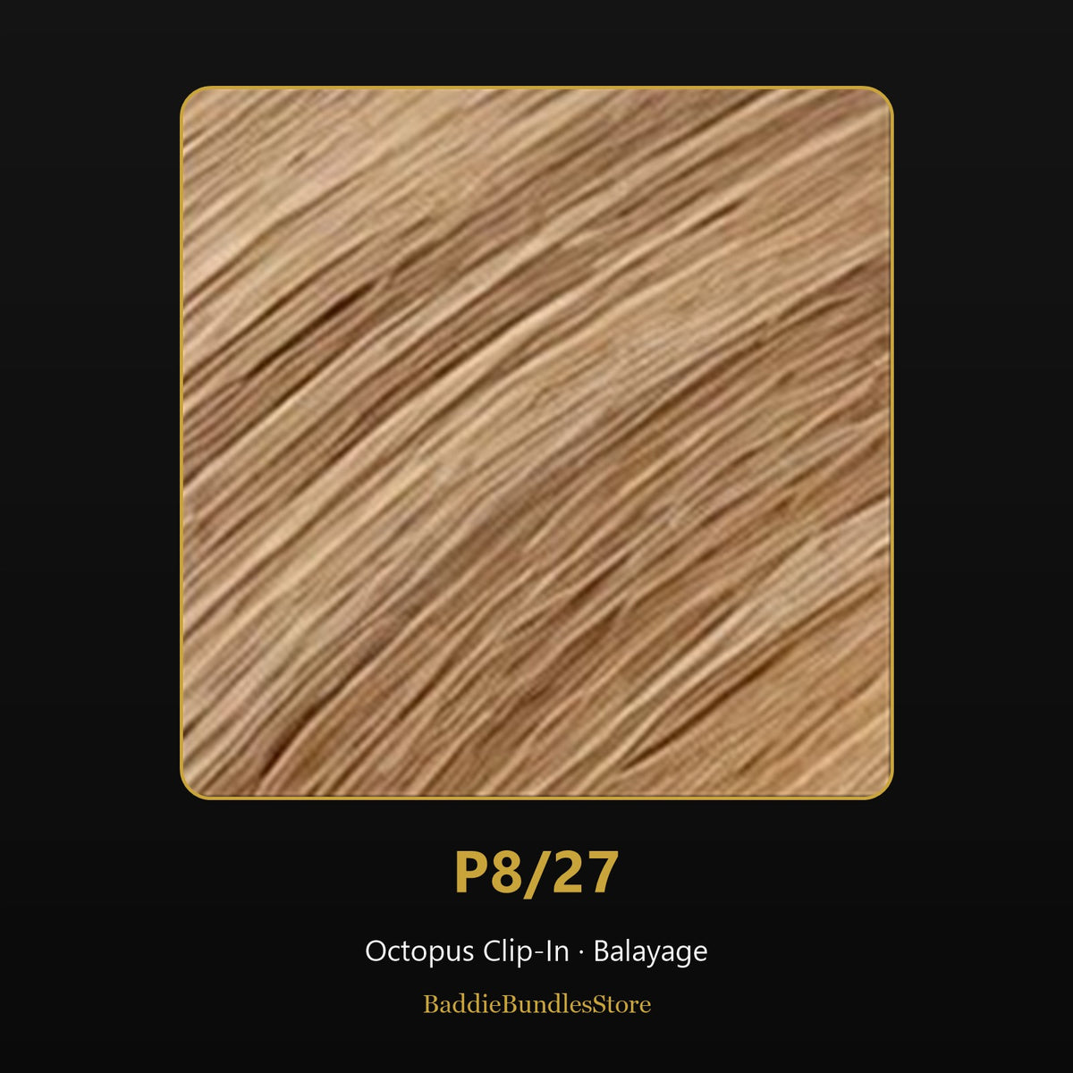 Octopus Clip-In kleur P8/27 - Balayage | BaddieBundlesStore