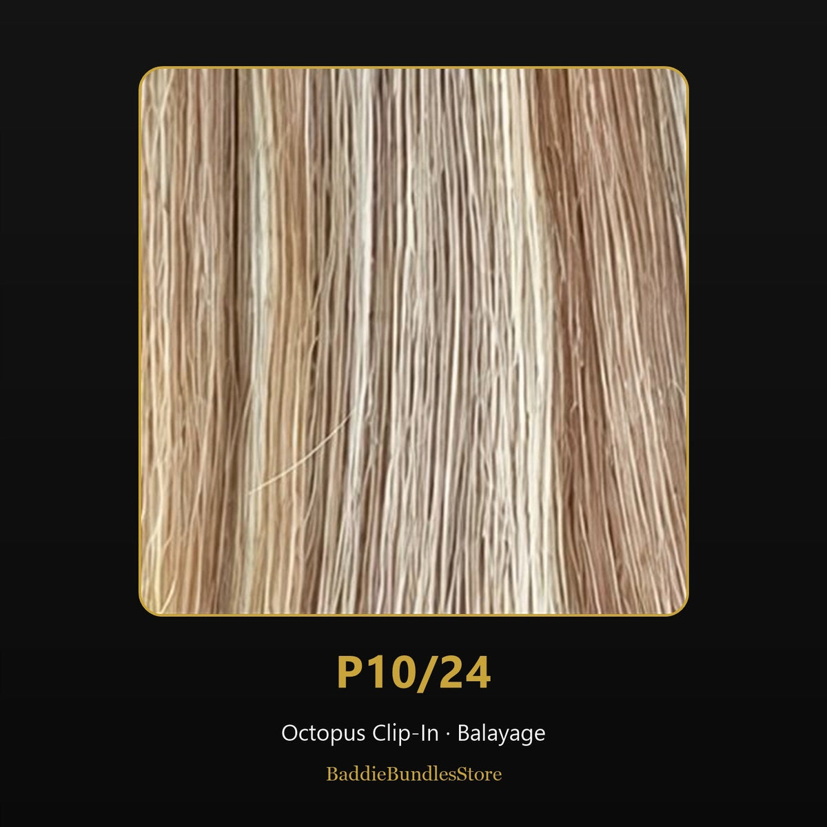 Octopus Clip-In kleur P10/24 - Balayage | BaddieBundlesStore