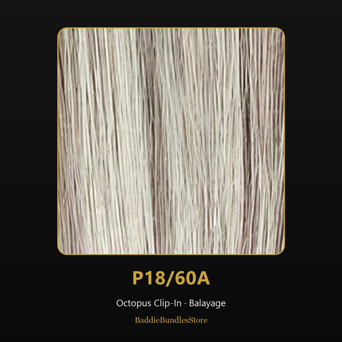 Octopus Clip-In kleur P18/60A - Balayage | BaddieBundlesStore