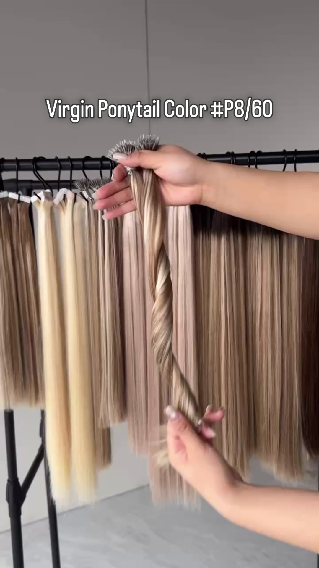 Video: balayage ponytail van 150g virgin human hair in beweging | BaddieBundlesStore