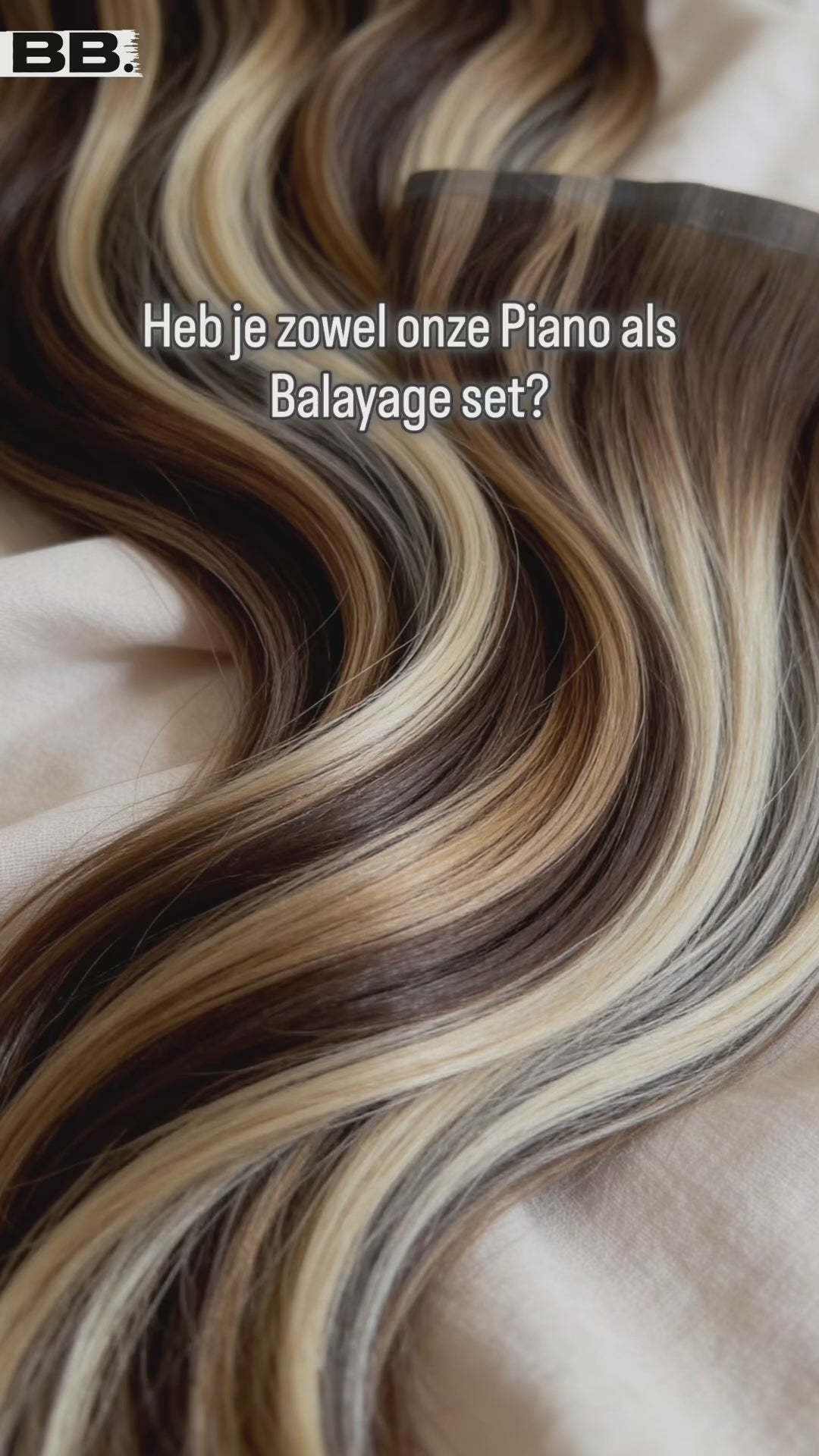  Luxury Balayage Blend Seamless Clip-In Hair Extensions 160g Human Hair — premium haarextensies met balayage kleurverloop
