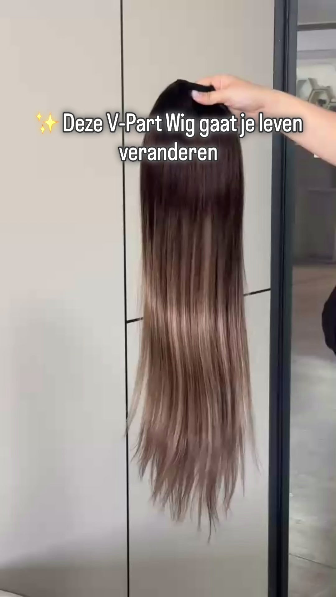 BB Express V-part Wig | 250g Remy haar | #1B/4/27 | 20 inch